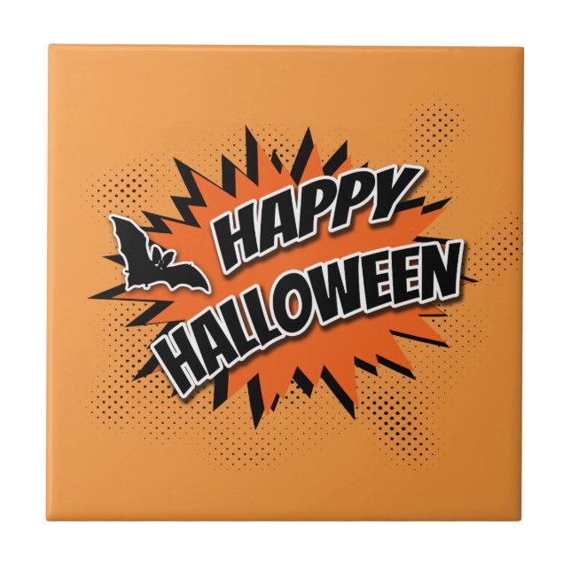 Happy Halloween Tile (Front)