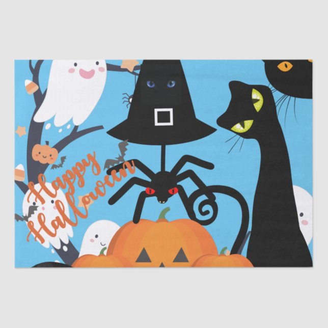 Happy Halloween Tissue Paper (Front)