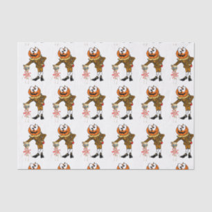 Happy Halloween Tissue Paper, Pumpkin Paper