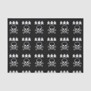 Happy Halloween Tissue Paper, Skull Paper