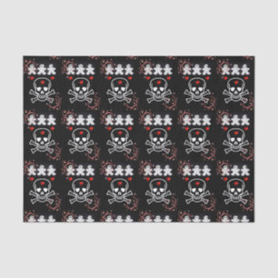 Happy Halloween Tissue Paper, Skull Paper