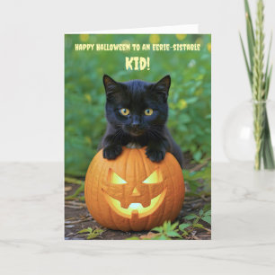 Happy Halloween to a Wonderful Kid Boy or Girl  Card