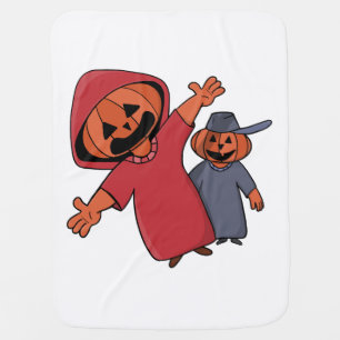 Happy Halloween to your friends Baby Blanket