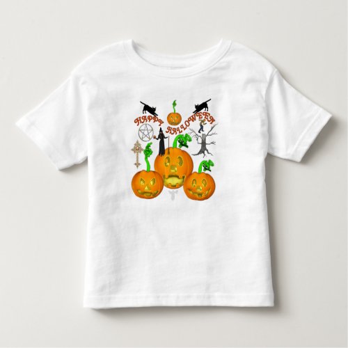 Happy Halloween Toddler T_shirt