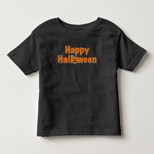 Happy Halloween  Toddler T-shirt (Front)