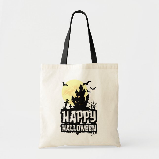 Happy Halloween Tote Bag (Front)