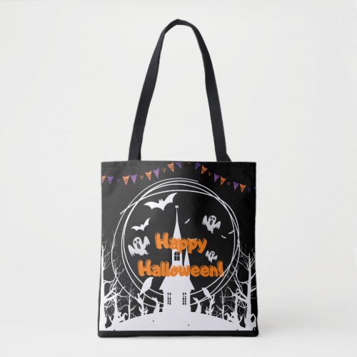 Happy Halloween Tote Bag BK