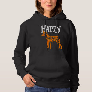 Happy Halloween Toy Fox Terrier Hoodie