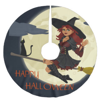 Happy Halloween Tree Skirt