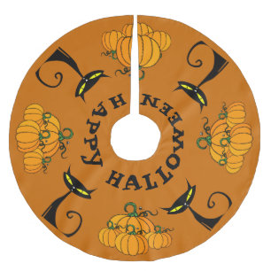 Happy Halloween Tree Skirt