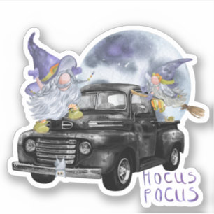 Happy Halloween Trending Gnome Hocus Pocus Sticker