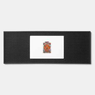 Happy Halloween Trick Or Treat German Shepherd Pum Bar Mat