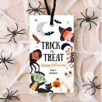 Happy Halloween Trick or Treat Kids Ghost Birthday