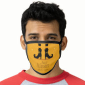 Happy Halloween Trick Or Treat Witch's Legs Face Mask (Worn Him)