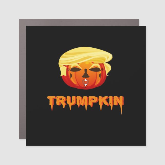 Happy Halloween - Trumpkin Classic Car Magnet (Front)