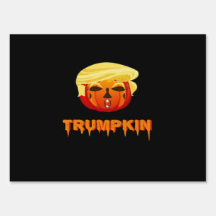 Happy Halloween - Trumpkin Classic Sign