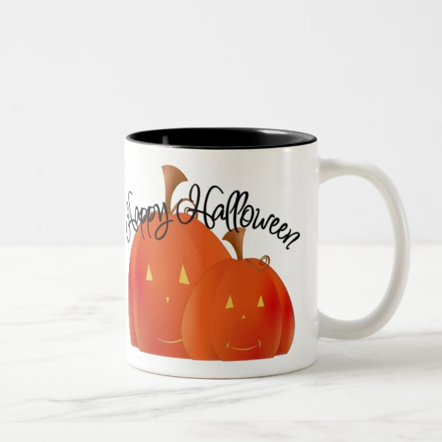 Happy Halloween Two-Tone Coffee Mug (Right)