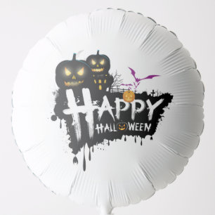 Happy Halloween Typography Balloon