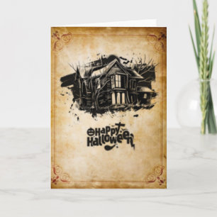 Happy Halloween vintage Card