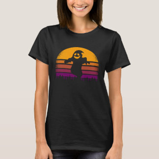 Happy Halloween Vintage Ghost Retro Boo Scary Suns T-Shirt