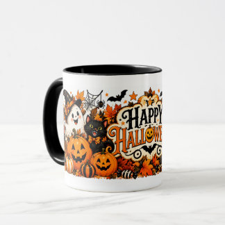 Happy Halloween Vintage Mug