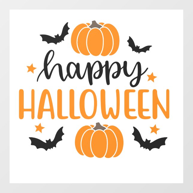 Happy Halloween  Wall Decal (Front)