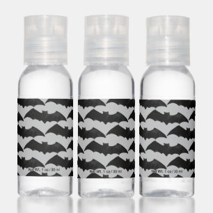 Happy Halloween   Watercolor Bat Pattern Hand Sanitizer