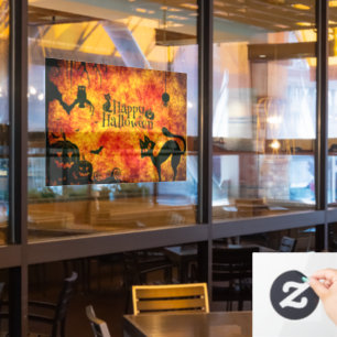 Happy Halloween Window Cling