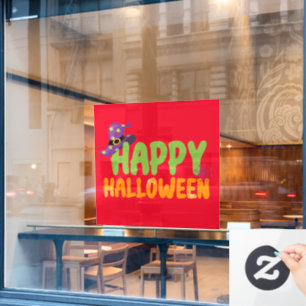 Happy Halloween Window Cling