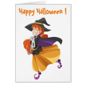 "HAPPY HALLOWEEN" WITCH (Front)