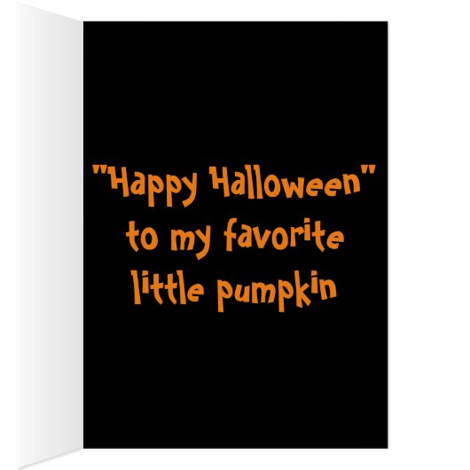 "HAPPY HALLOWEEN" WITCH (Inside (Right))