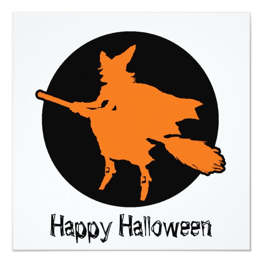 Happy Halloween Witch Card