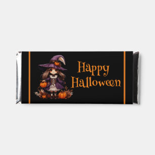 Happy Halloween Witch Hershey Bar Favors