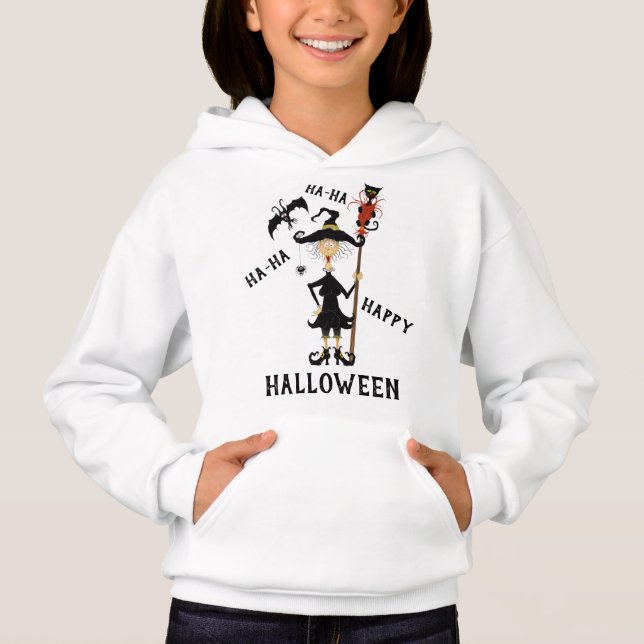 Happy Halloween Witch Hoodie (Front)