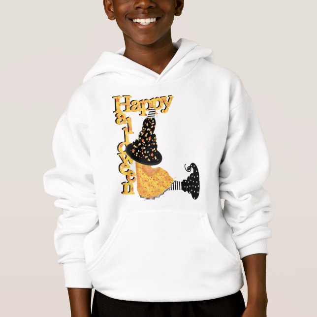 Happy Halloween Witch Hoodie (Front)
