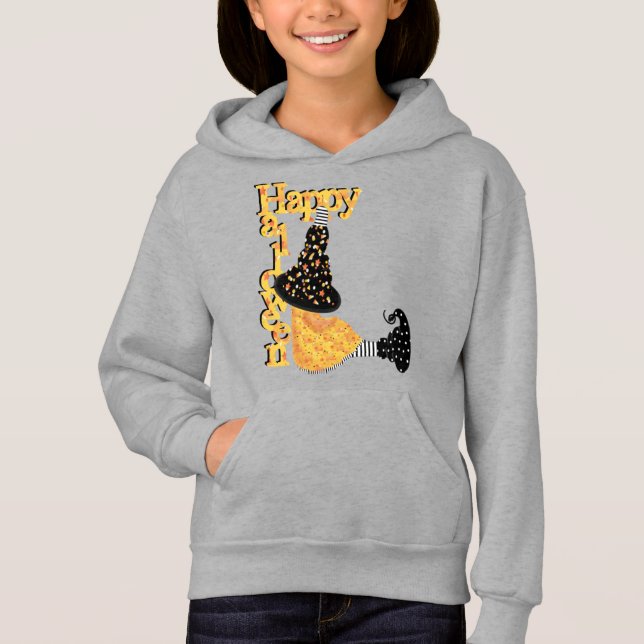 Happy Halloween Witch Hoodie (Front)
