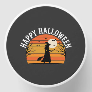 Happy Halloween Witch Sunset Design_1 Mini Candle Favors