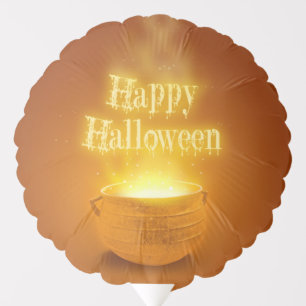 Happy Halloween Witch's Caldron Balloon