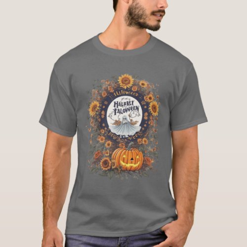 Happy Halloween With A Ghost T_Shirt