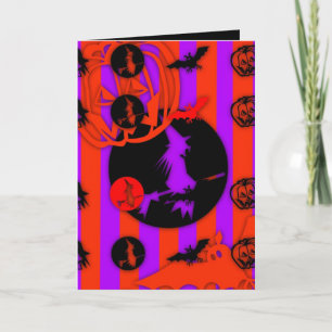 Happy Halloween with electric Colors !!!!!!! Card