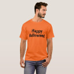 Happy Halloween with fun Halloween style letters T-Shirt