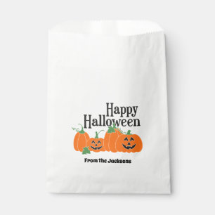 Happy Halloween with Jack O Lanterns  Goodie Bags