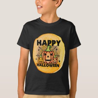 Happy halloween with pumpkins T-Shirt
