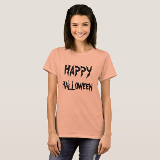 Happy Halloween Womens Novelty Holiday T-Shirt