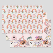 Happy Halloween Wrapping Paper Sheets