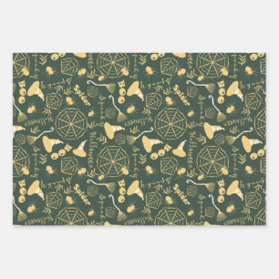 Happy Halloween Wrapping Paper Sheets