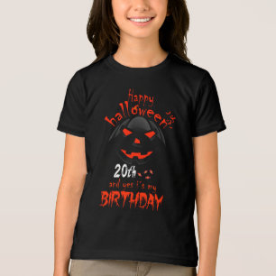 Happy Halloween Yes It's My 20th Birthday  Tri-Blend Shirt