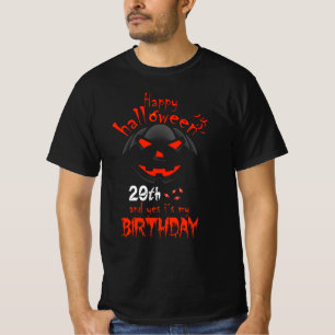 Happy Halloween Yes It's My 29th Birthday T-Shirt
