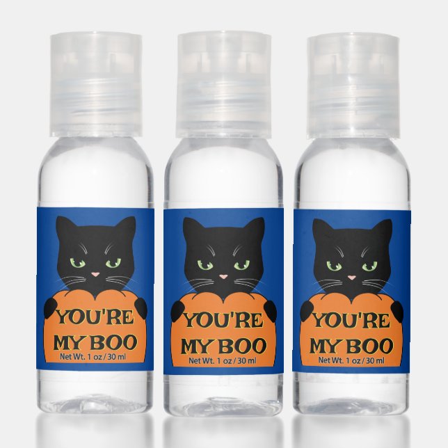 Happy Halloween | You Are My Boo Black Cat Hand Sanitizer (Set)