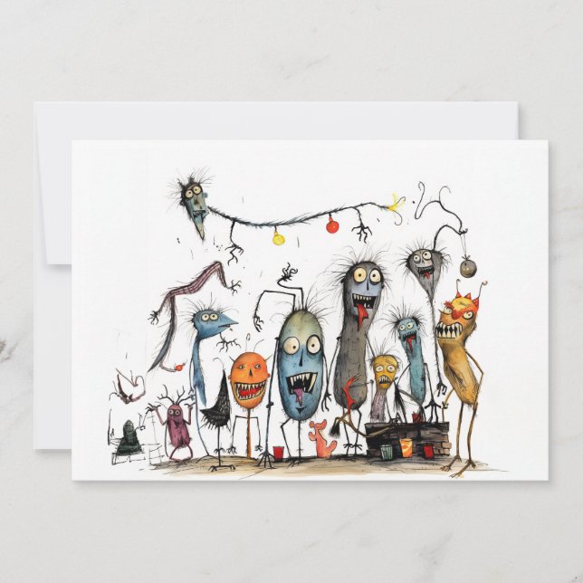 Happy Halloween, You Monster! Holiday Card (Front)